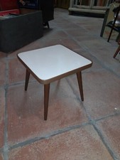 Retro Blumenhocker Blumentischchen Hocker Tisch Vintage Retro Holz quadratisch