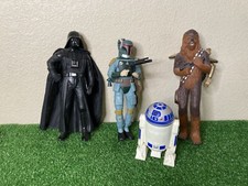 star wars 12 inch figure lot darth r2d2 chewbacca boba fett
