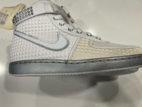 Para Hombres Nike Vandal High Supreme EX Blanco Metálico - Stock Muerto - Talla 9 - Nuevo Sin Caja - Imagen 7 de 7