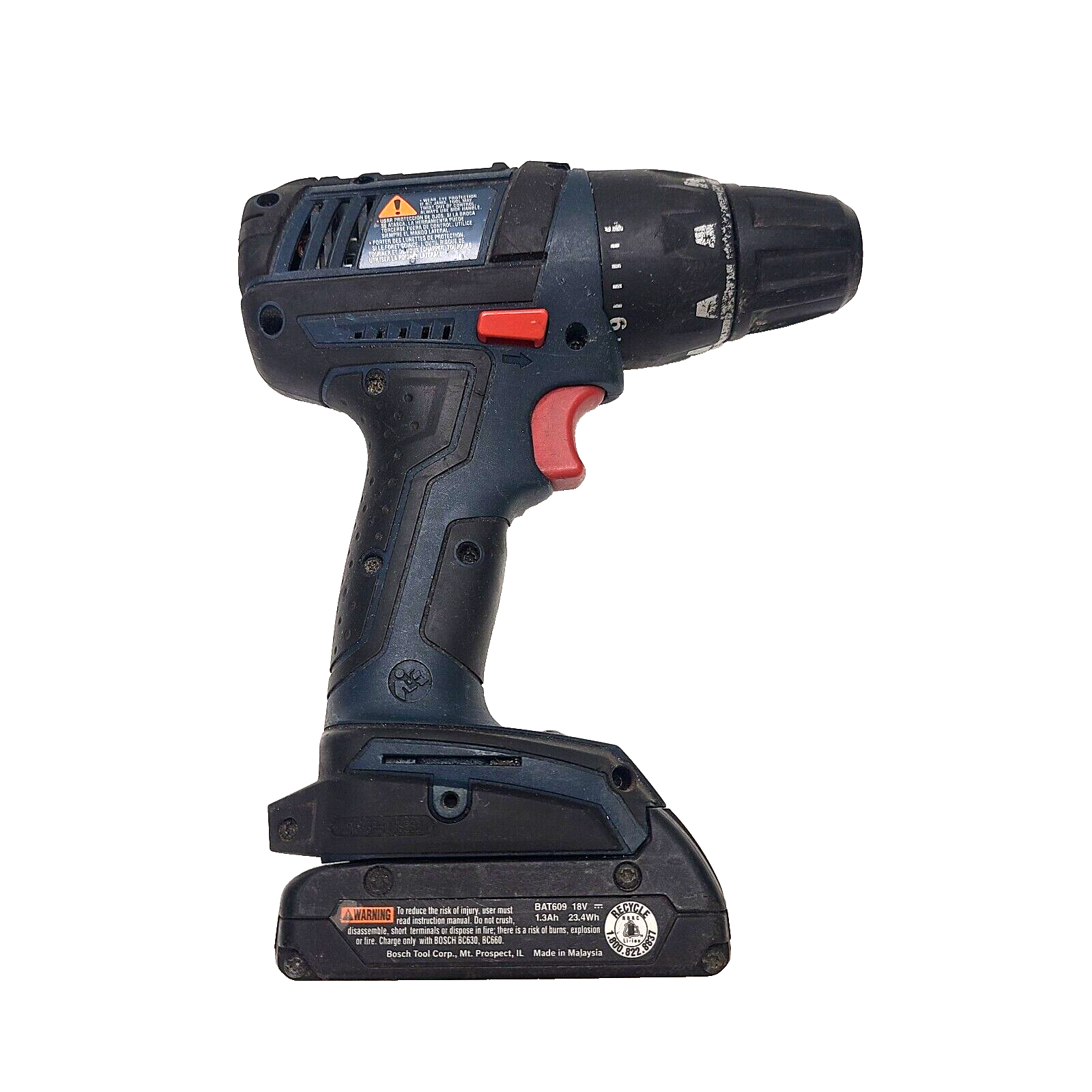 Bosch DDS181 18Volt LithiumIon 1/2" Cordless Drill/Driver With 18v
