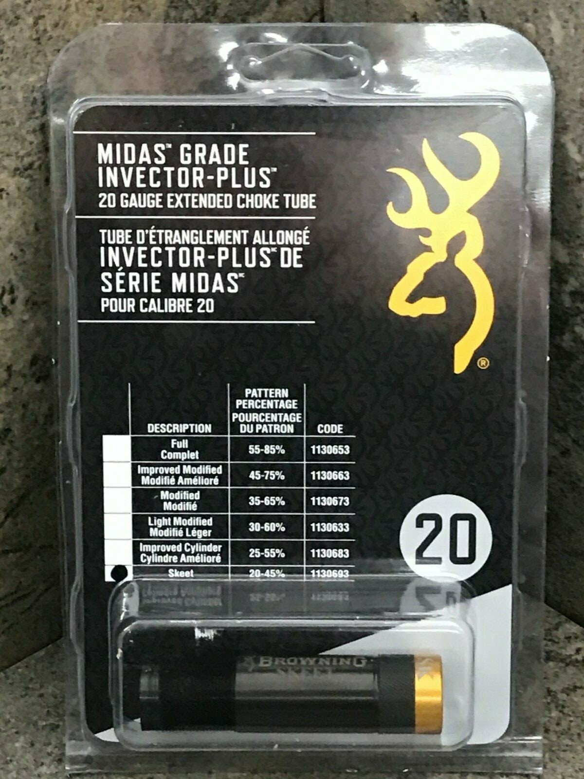 Browning Midas 20G Grade Extended Skeet Choke Tube Black for sale online eBay