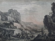 Banditi Italiani GRAVURE Francesco Simonini FRANCOIS VIVARES Boydell XVIII°