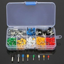 Wire Copper Crimp Connector Insulated Cord Pin End Terminal Kit 400PCS