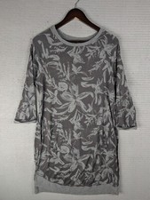 Hyba sweatshirt size medium womens floral long-sleeve pouch pocket