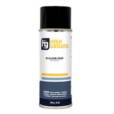 High Ground 1k Clear Coat Automotive Aerosol Can 8 Oz