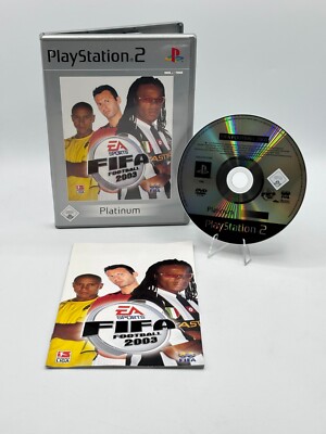PS2 Sony Playstation 2 - FIFA Football 2003 Platinum - CIB/PAL