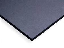 PVC Expanded Plastic Sheet  1" x 12" x 24" - Black Color
