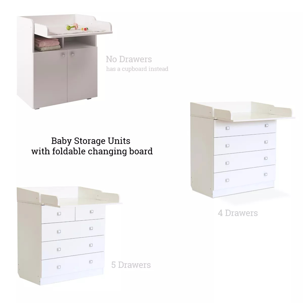 Built in changing table sale