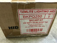 Tamlite Lighting 250 Watt PS MH Quad Tap Ballast Kit BKPQ250 HID M138 Lamp Only