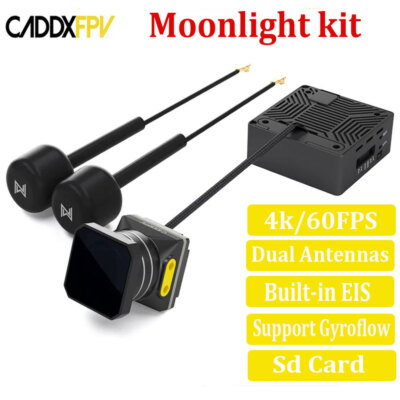 CADDXFPV Walksnail Moonlight Kit 4k/60FPS FOV 160° Startlight Camera for Drones