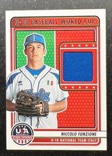 2023 USA BB Stars & Stripes U18 World Cup Italy Materials Niccolo Funzione
