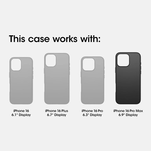 New Otterbox Defender Series Pro for iPhone 16 Pro Max MagSafe Case Black Color - Photo 10 sur 13