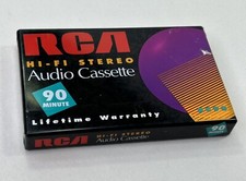 RCA 90 Minute Hi Fi Stereo Audio Cassette Tape - Brand New Sealed