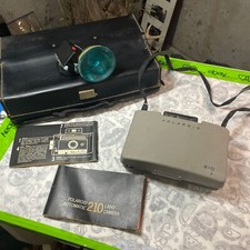 Vintage Polaroid Automatic 210 Land Camera With Case And Manual Whole Kit