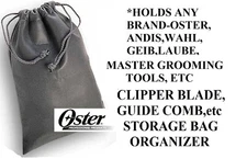 OSTER Clipper Trimmer Blade ATTACHMENT GUIDE COMB STORAGE BAG Tote*Also For Wahl