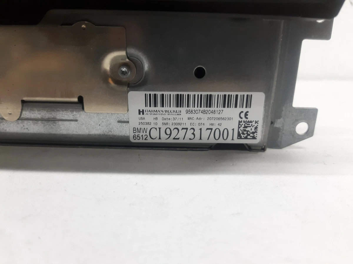 E92 BMW Dash Mounted OEM Navigation/ Media/UNIT CI927317001 | eBay 