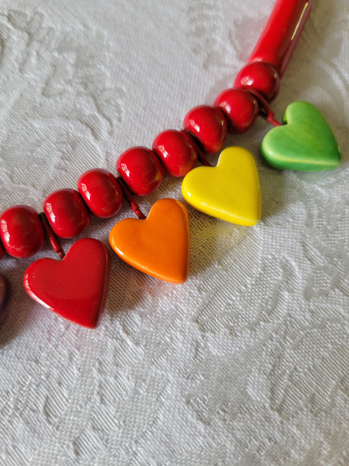 RARE marked 1981 Flying Colors Hand Painted Ceramic R… Gem