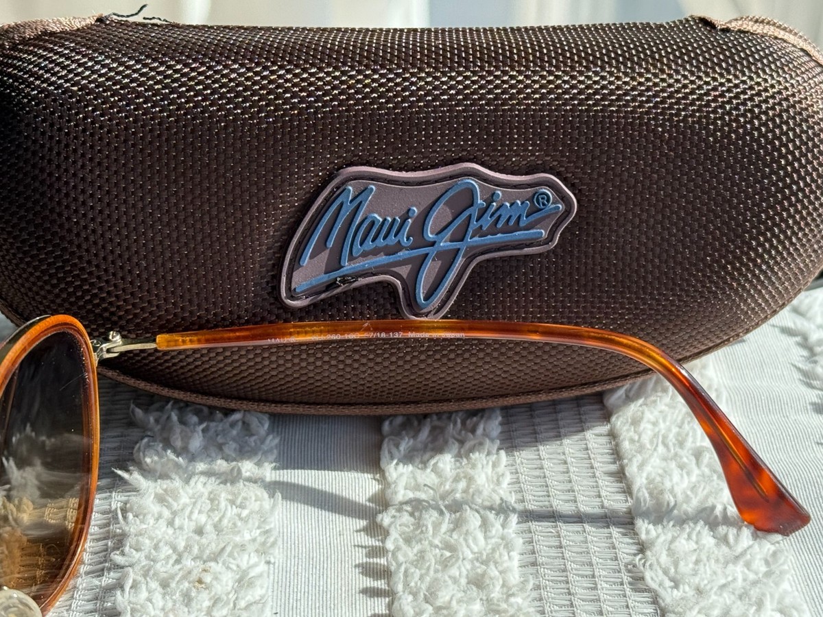 Maui Jim Honomanu 260 16C Titanium Tortoise Frame + HCL Bronze