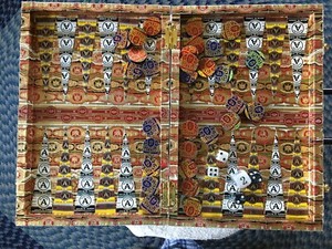 cigar band art Fuente backgammon board - game - closing box
