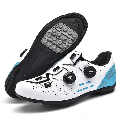 Road Mountain Cycling No Cleat Shoes Flat Pedal Bicycle Speed Racing Footwear - Picture 24 of 34