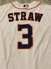 MLB Authenticated - Myles Straw 2021 Home Opening Day Game-Used Jersey — photo 7