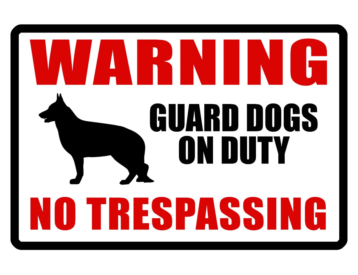 Guard Dog On Duty