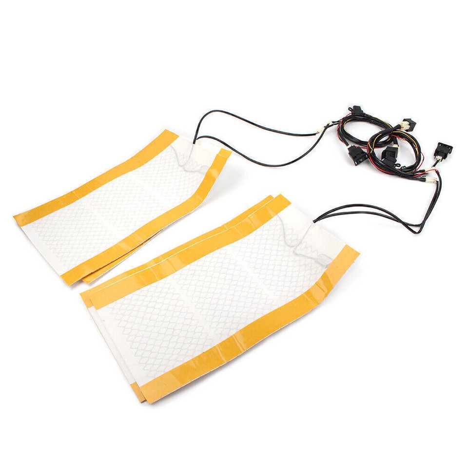 Universal Carbon Fiber Seats Heated Seat Heater Kit Car Cushion Round