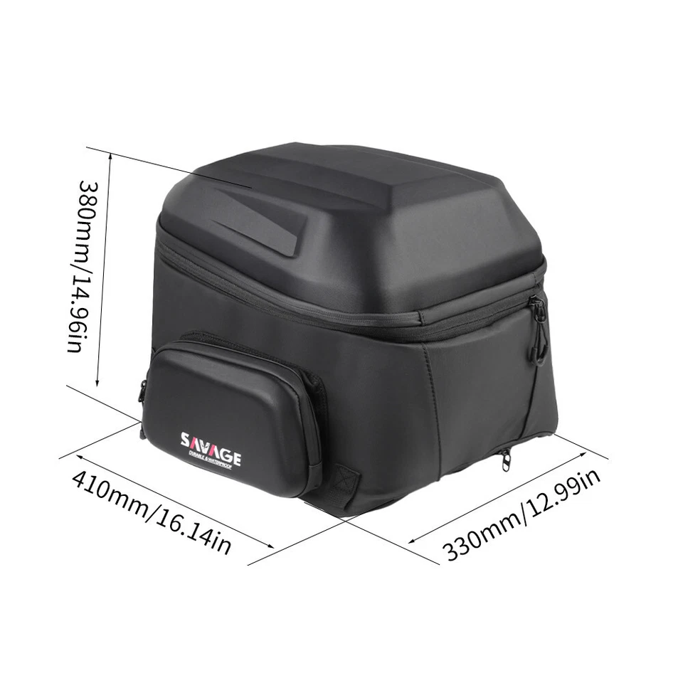 Bolsa trasera expandible bolsa de asiento trasero mochila de equipaje para Honda CB500 Hornet CB500F Foto 4 de 4