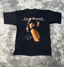 Linda Ronstadt It's So Easy Blue Bayou Short Tee Men Women Cotton Shirts