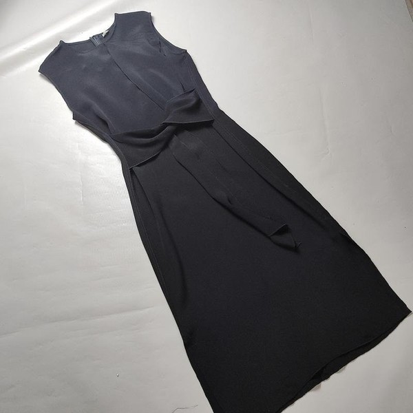 Women ARKET Dress Black Viscose M