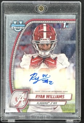 Ryan Williams 2024 Bowman University Chrome #PA-RWI Prospect Autographs 1st