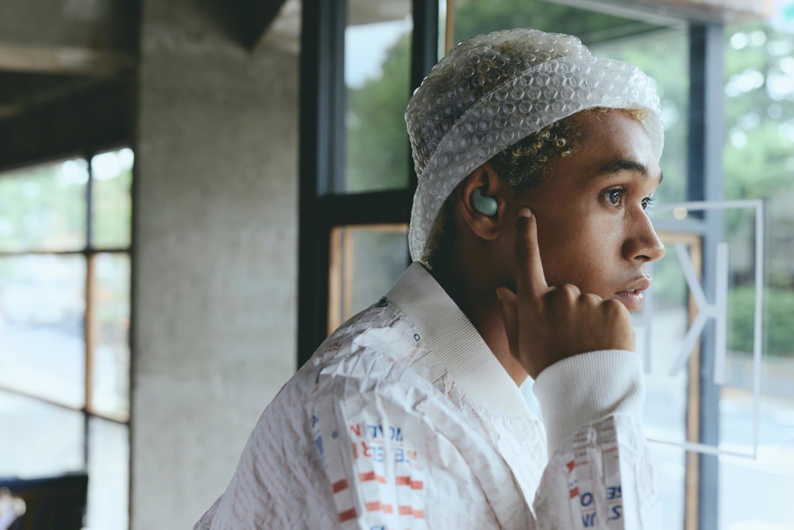 Sony LinkBuds Fit True Wireless Noise Canceling Earbuds - Sage 6