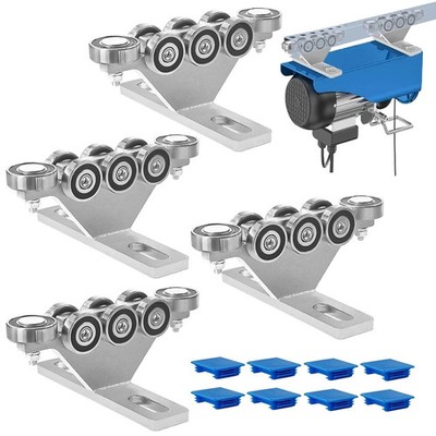 6+2 Wheel Unistrut Trolley - Silent Electric Hoist for 1-5/8'' Strut Channels