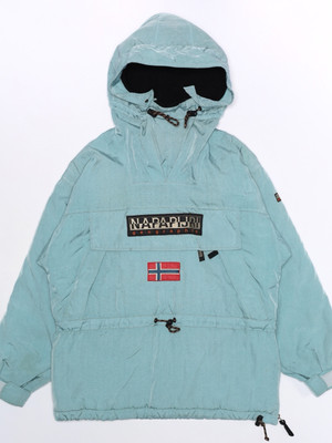 90s NAPAPIJRI マウンテンパーカー ドローコード アノラック テック Skidoo 1990 Patch Anorak Jacket | Anoraks | Napapijri PT