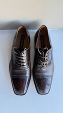 Zapatos para hombre Mezlan Tyson II Oxford borgoña Oxford piel de ciervo