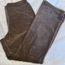 DG2 by Diane Gilman Stretch Velvet Pull-On Trouser Brown