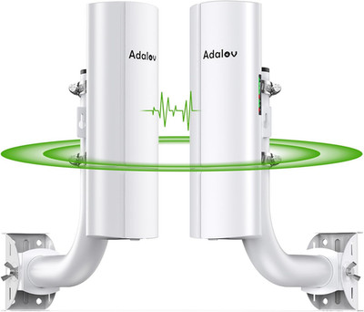 CPE366 Gigabit Wireless Bridge, 5.8G 3KM Point to Point WLAN Bridge Outdoor, 16D