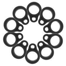 100 Pcs Anti-lost Necklace Lanyard Set Silicone Rings Pen Holder