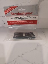 Stroboframe Anti-twist plate for Nikon F4 w/MB20 drive or Nikon N90 or F90 NIB