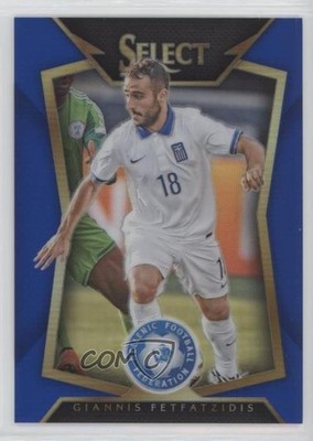 2015-16 Panini Select Blue Prizm 122/299 Giannis Fetfatzidis #54 Rookie RC 4t7