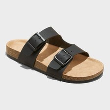 Kids' Drew Footbed Sandals Black - Cat Jack - 13 / 74spo