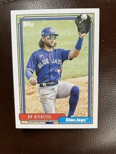 2021 Topps Update 92 Redux Bo Bichette Card