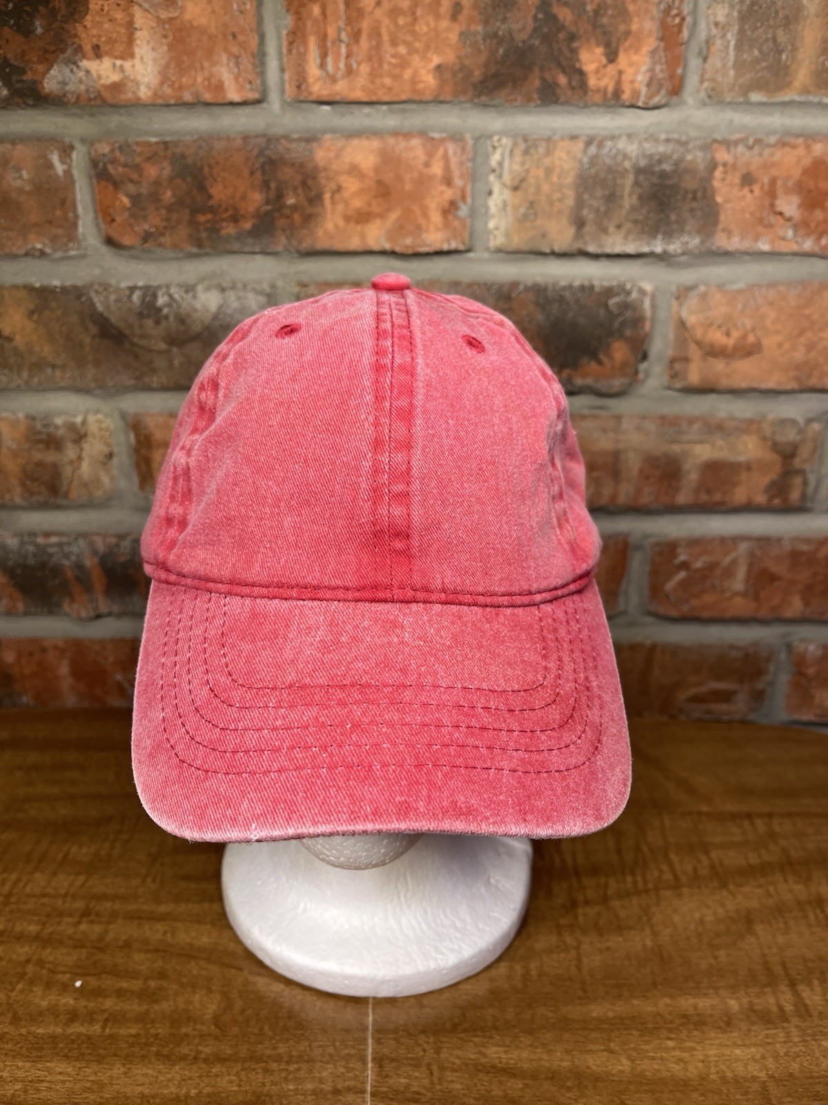 Plain Blank Solid Salmon Pink Medium Size Strapba… - image 1