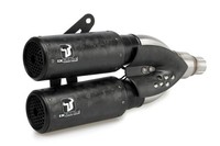 Honda CB 650 R CBR 650 R 2021-2023 Komplette Auspuffanlage DCX2 Carbon Ixrace