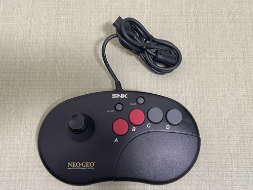SNK Neo Geo Arcade Stick Controller Pro Used for Neo Geo & CD, Compact & Light