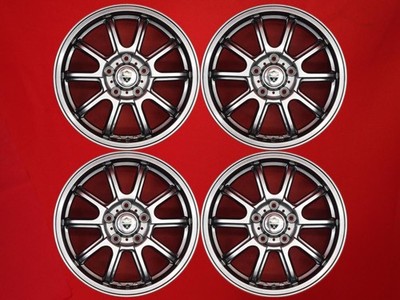 Estrosa 5W Spoke Used Wheels 4 Pieces 6.5J 16 Inch Pcd114.3 5 Holes 53 Hub 73 Vo