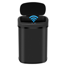 13 Gallon 50 Liter Kitchen Trash Can with Touch-Free  Motion Sensor, Automatic