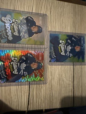 Upper Deck NHL Allure Matthew Knies Hitting Their Groove Card Lot of 3 Inkl Auto