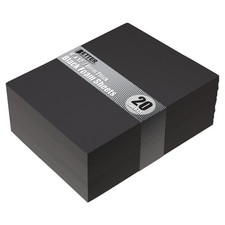 EVA Foam Sheets Black 6mm Extra Thick 9 x 12 Inch 20 Pack for Crafts