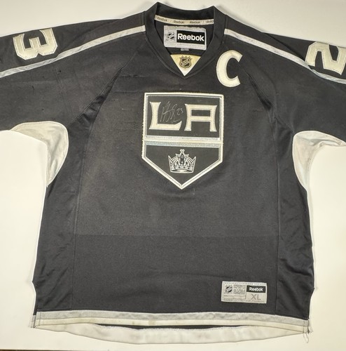 Reebok NHL Los Angeles Kings Dustin Brown Autographed Jersey Mens XL Black - Picture 2 of 19
